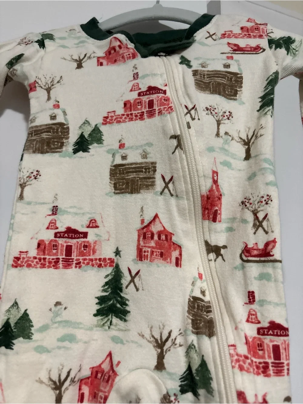 Burt’s Bees baby Christmas pajama newborn baby holiday